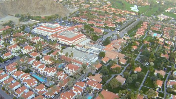 Slow La Quinta Fly Over 2 Royalty Free Stock Drone Video Footage