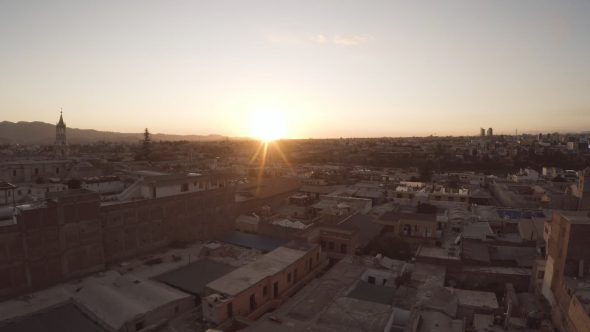 Arequipa, Peru Royalty Free Stock Drone Video Footage