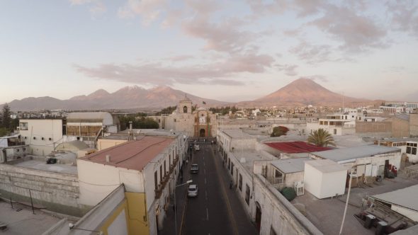 Arequipa, Peru 4 Royalty Free Stock Drone Video Footage